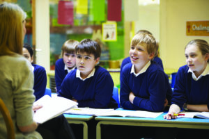 group of children in school lesson