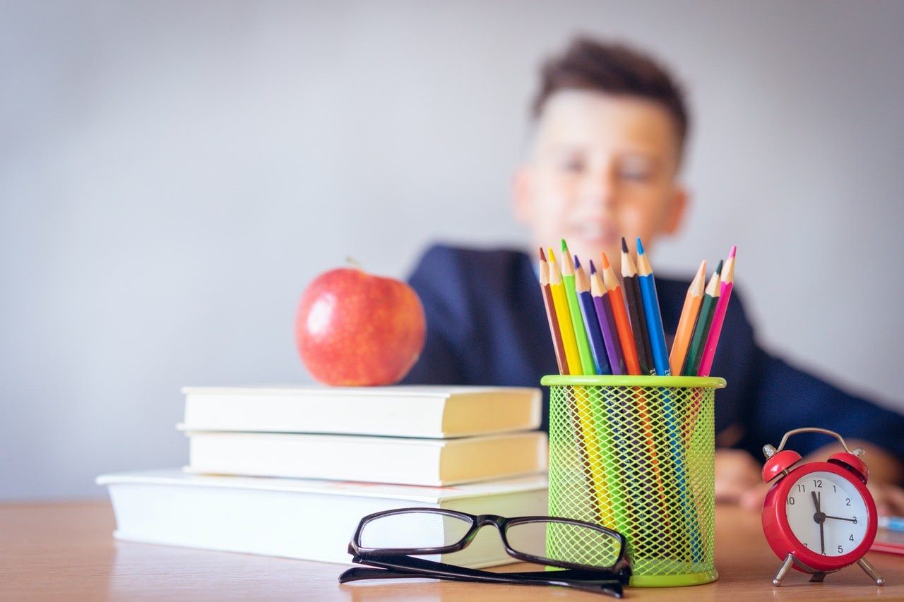 boy at school